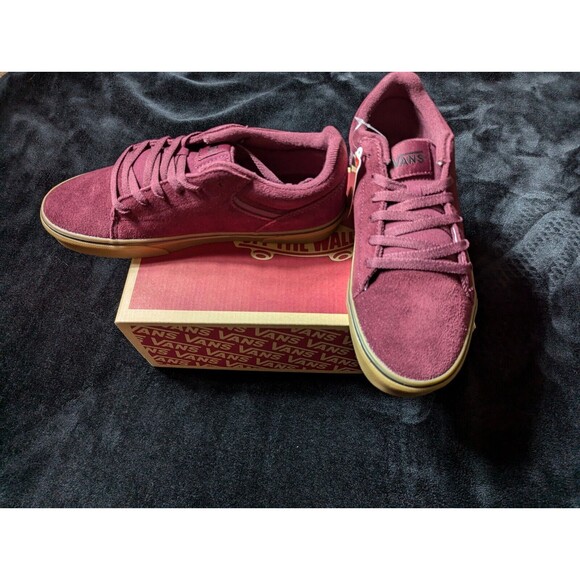 Vans Seldan Suede Port Wine/Gum Mens Shoes VN0A4TZEK10 Maroon Size 8.5 - Picture 3 of 11